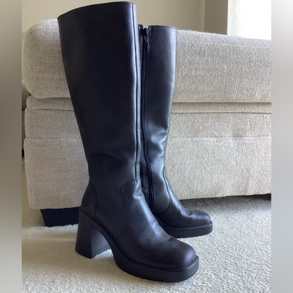 Steve Madden Fanatik Square Toe Boot 8M